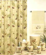 Creative Bath shower curtains and porcelain accessories