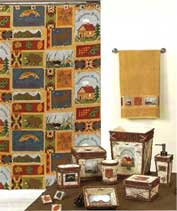 Creative Bath shower curtains and printed rugs