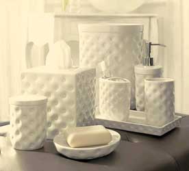 Savoy bath accessories by Kassatex