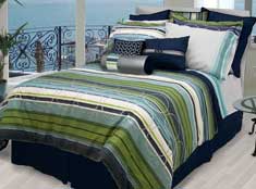 200 thread count sheet sets with horizontal stripes